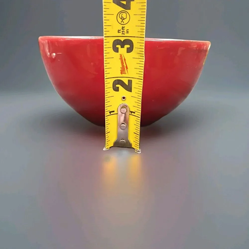 1 Pottery Barn “Red” - 6” Soup Cereal Salad Bowl Discontinued Rare Made In Italy
